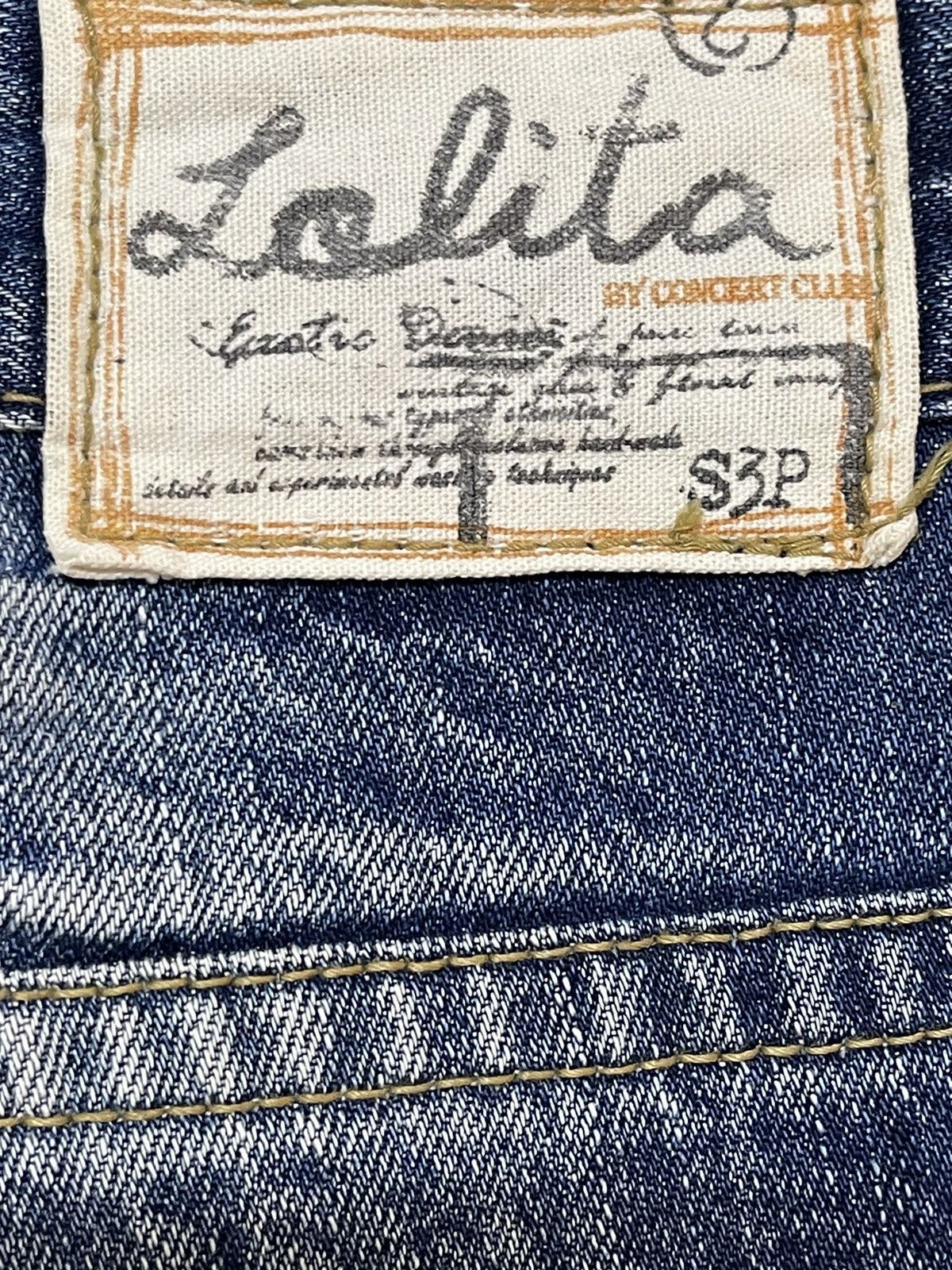 If Six Was Nine Vintage Japanese Brand Blue Faded Wash Style Jeans Size US 30 / EU 46 - 9 Thumbnail