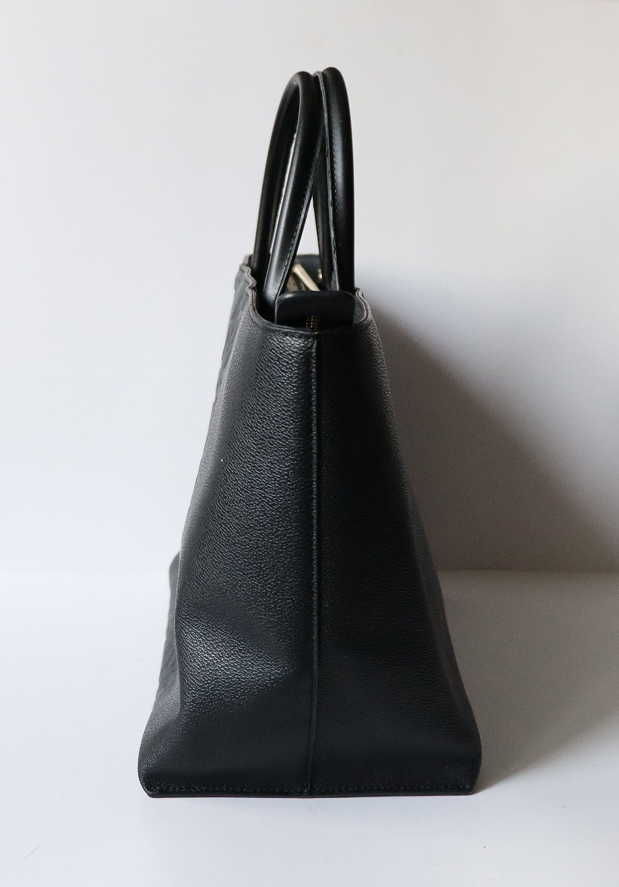 Cavalli Class Black Top Handle Bag Handbag Tote Bag Size ONE SIZE - 3 Thumbnail