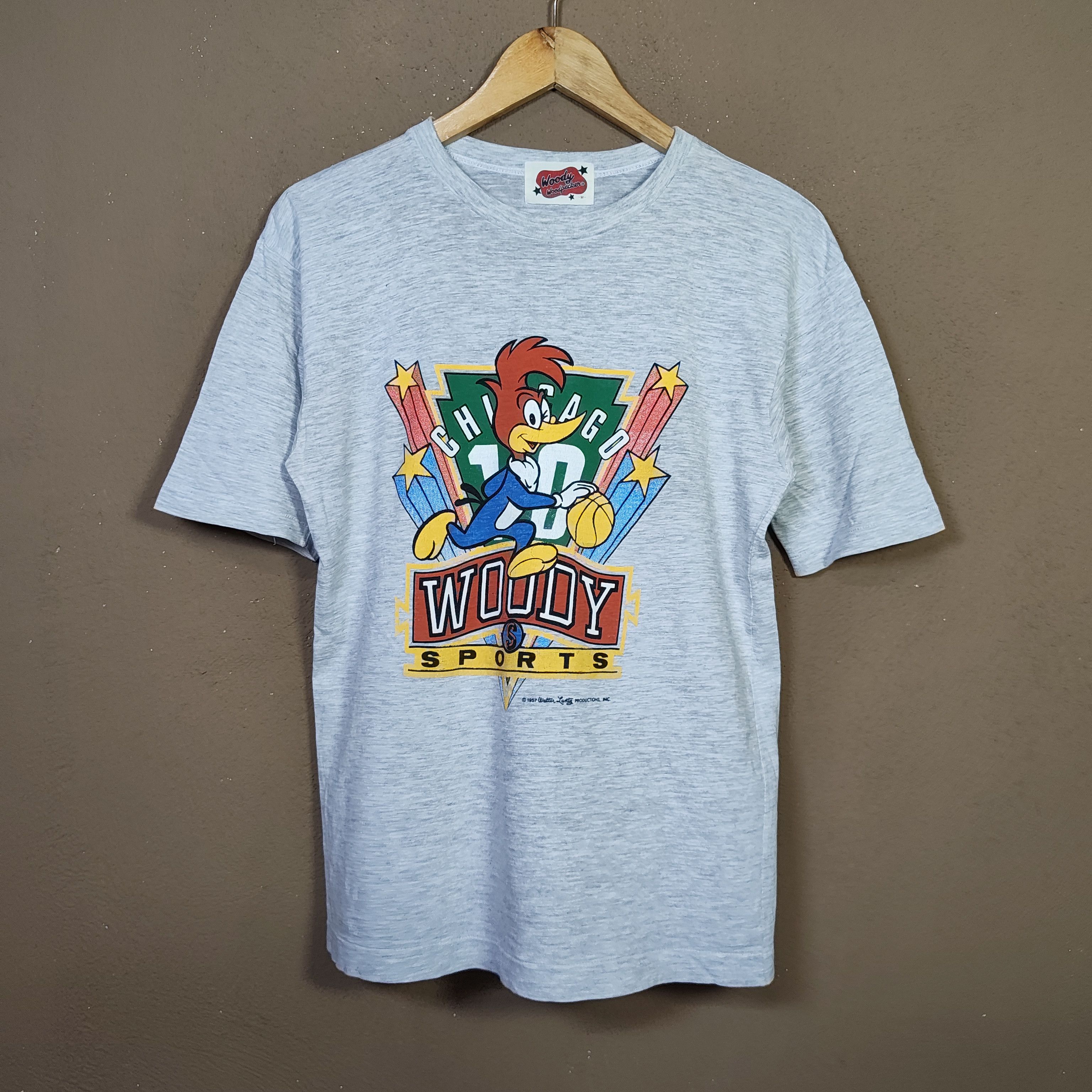 Vintage Vintage 90s WOODY WOODPECKER T-shirt Size US M / EU 48-50 / 2 - 1 Thumbnail