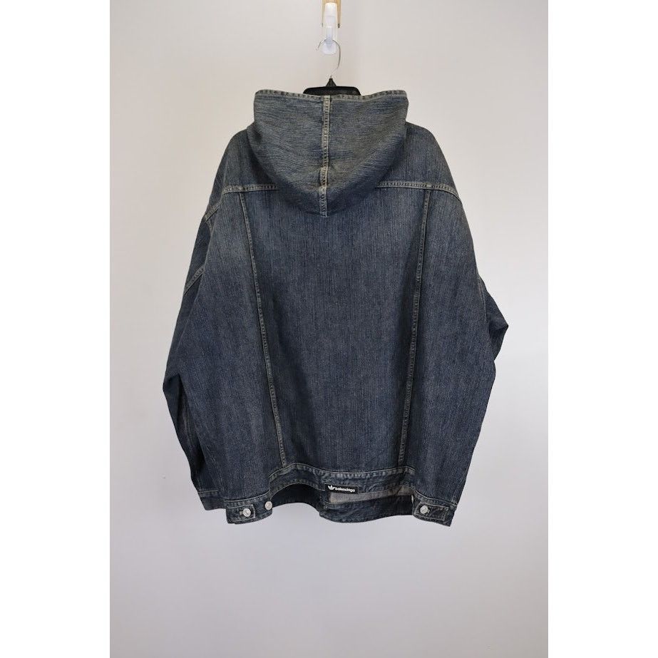 Adidas × Balenciaga o1rshd1 Denim Jacket in Indigo Size US L / EU 52-54 / 3 - 7 Thumbnail