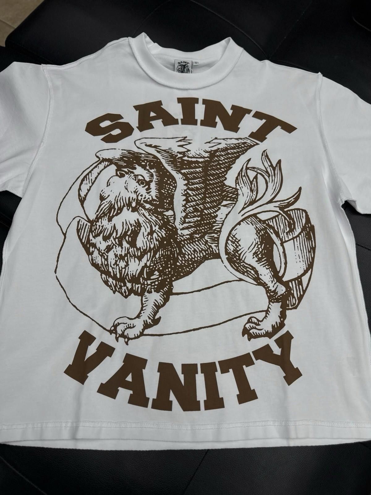 Saint Vanity Size Small - Saint Vanity T-shirt Brown Logo Authentic (NEW Size US S / EU 44-46 / 1 - 1 Thumbnail
