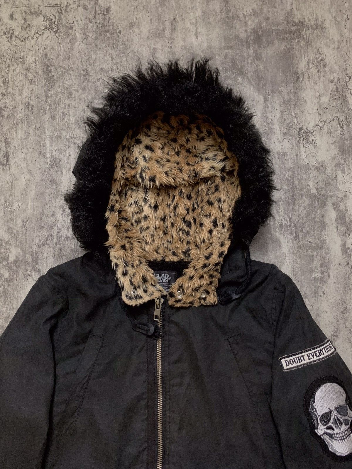 Japanese Brand Glad news Mohair Fur Parka ifsixwasnine Vkei style Size US M / EU 48-50 / 2 - 5 Thumbnail