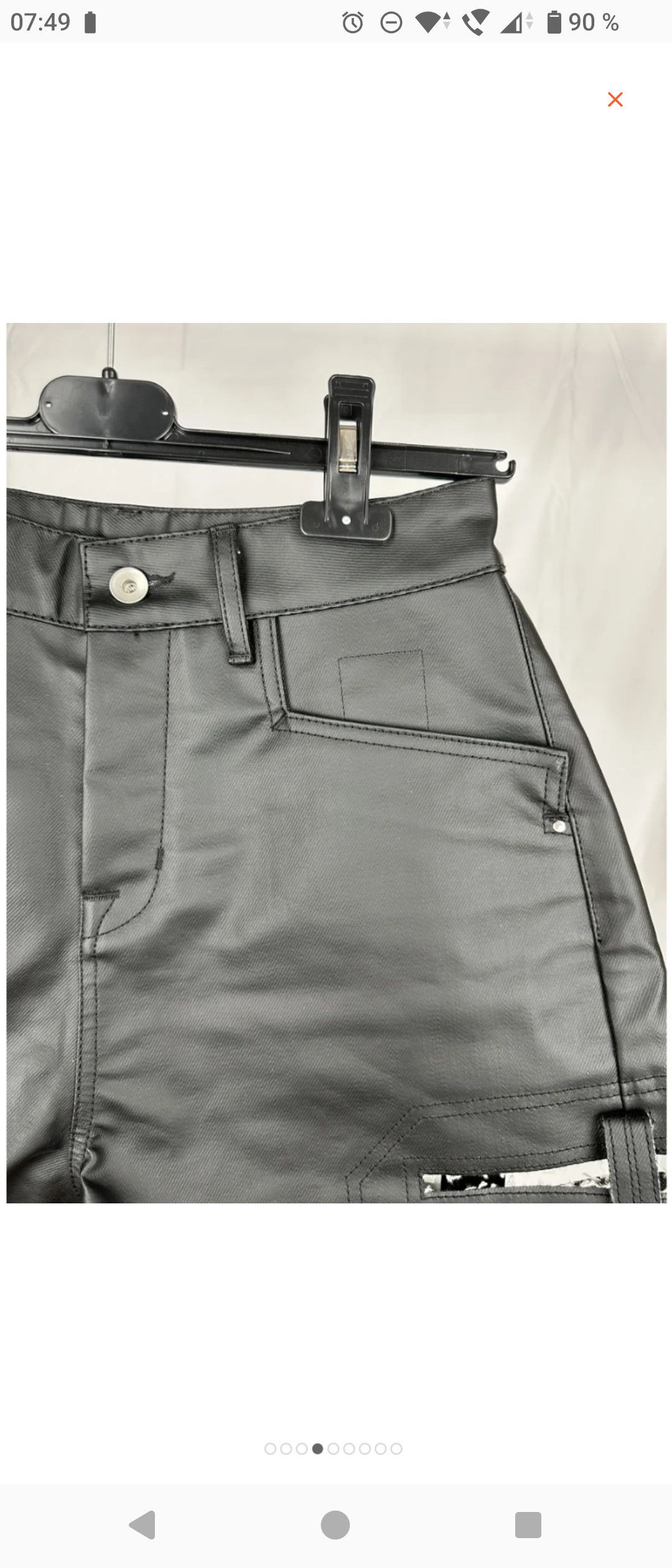 Rick Owens × Rick Owens Drkshdw raw spartan cutoff NEW! Size US 29 - 4 Thumbnail