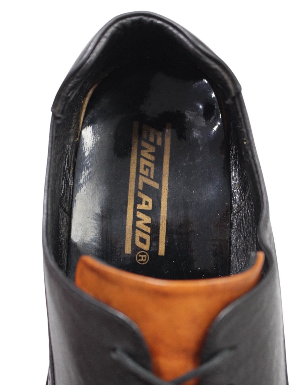 Japanese Brand × Leather × Vintage 2000S ENGLAND LACE UP SQUARE-TOE DERBY Size US 8 / EU 41 - 6 Thumbnail
