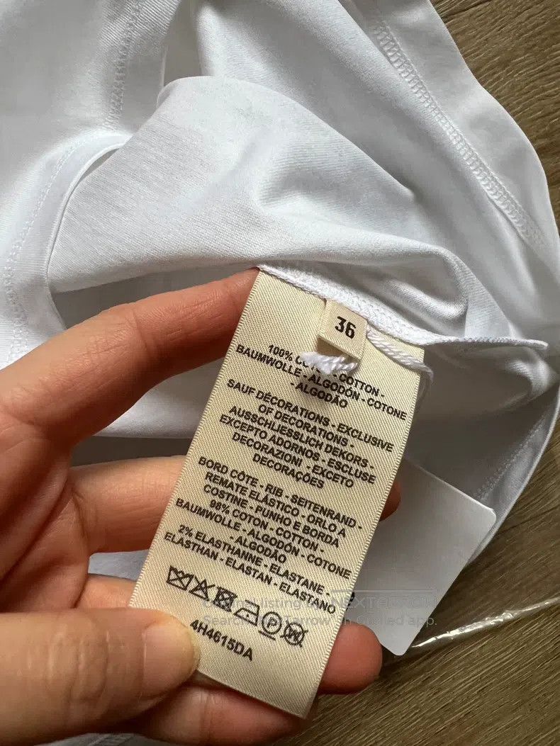 Hermes Hermes Classic women's white T-shirt - pure white, suitabl Size XS / US 0-2 / IT 36-38 - 4 Thumbnail