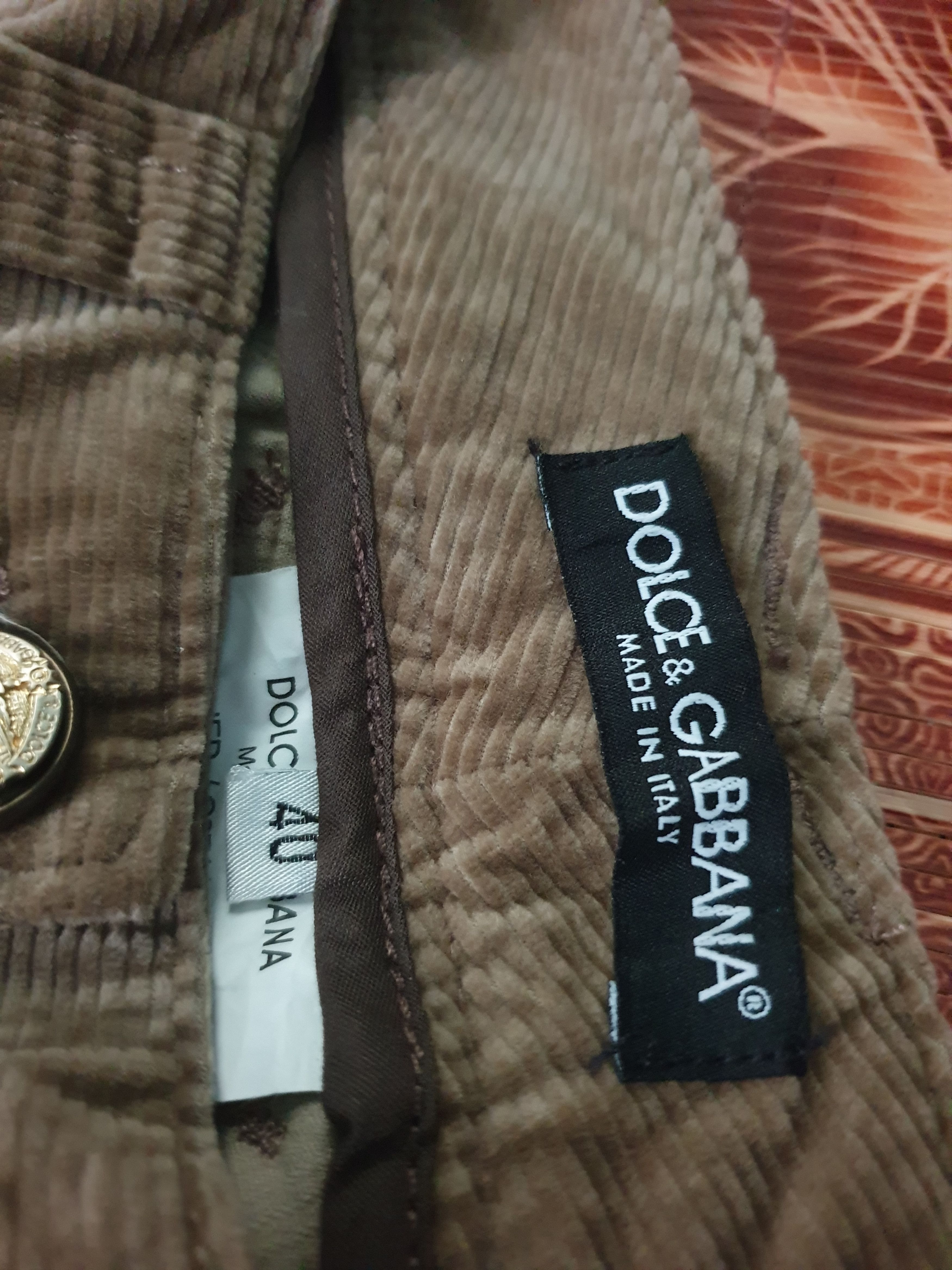 Dolce & Gabbana 💥Dolce & Gabbana Cudroy Chocolate pant Size US 29 - 4 Thumbnail