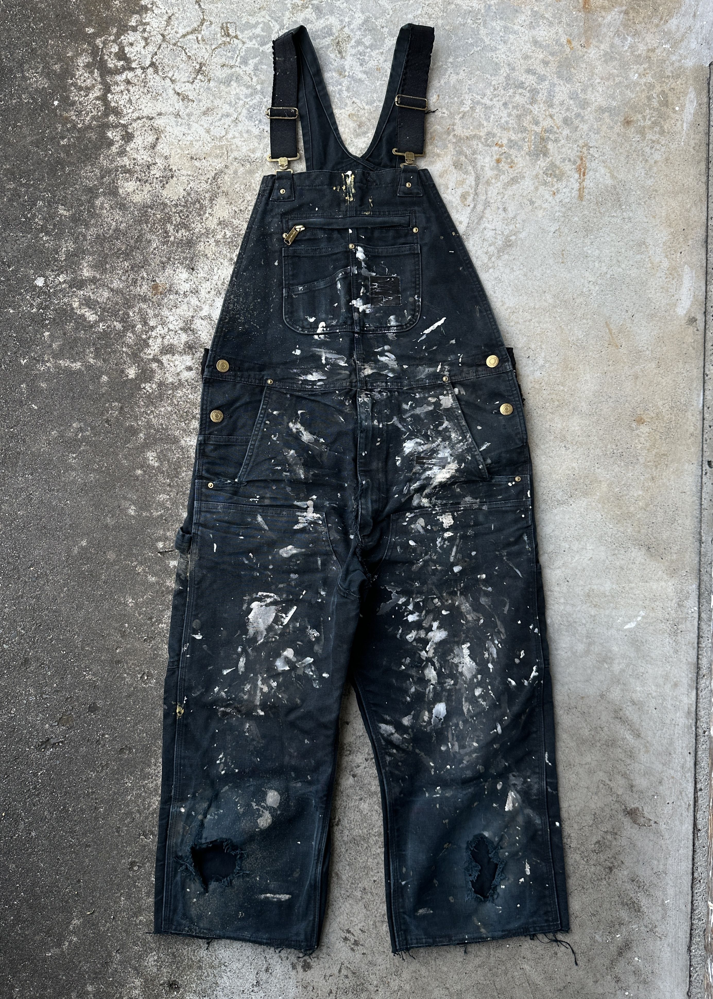 Carhartt Painter Trashed Farmer Bib Workwear distressed Overall Size US 36 / EU 52 - 1 Thumbnail