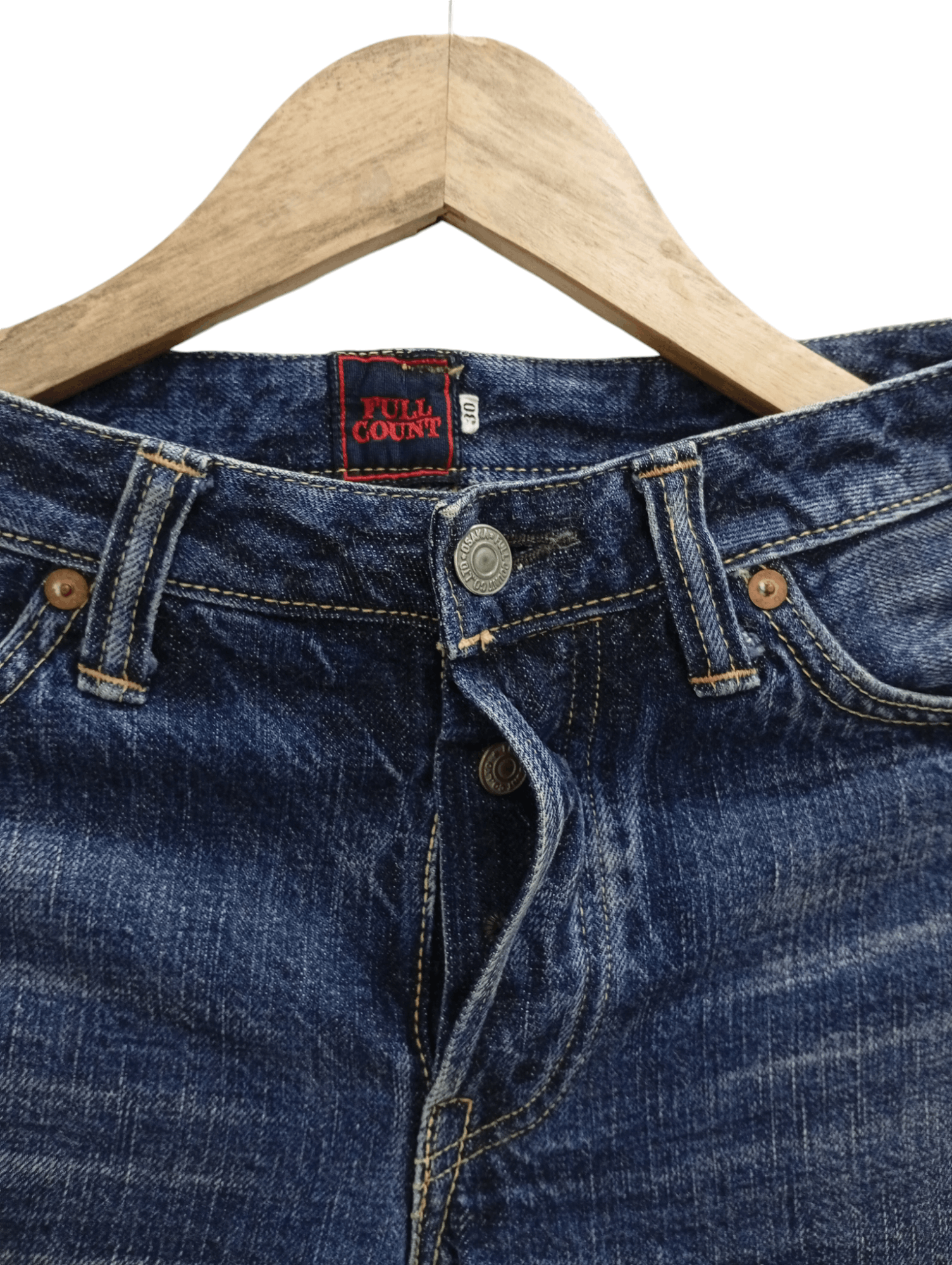Full Count & Co. 🔥🔥Full Count Selvedge Jeans Denim Size US 30 / EU 46 - 22 Thumbnail