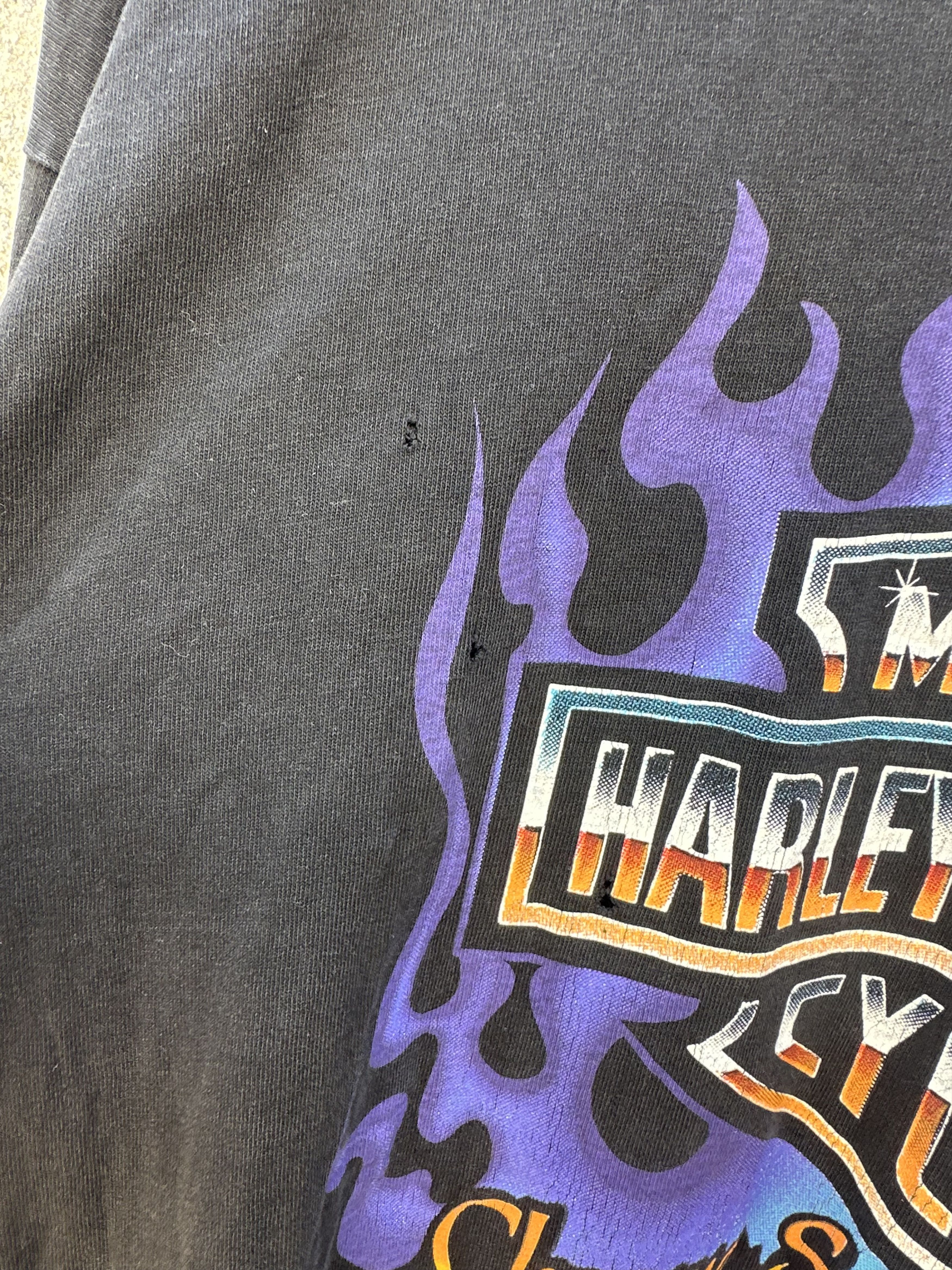 Harley Davidson Vintage Harley-Davidson T-Shirt “Chrome Sweet Chrome” Black Size US XXL / EU 58 / 5 - 4 Thumbnail