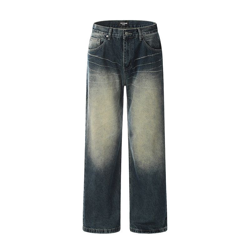 Vintage American high-street cleanfit washed gradient jeans Size US 32 / EU 48 - 1 Thumbnail