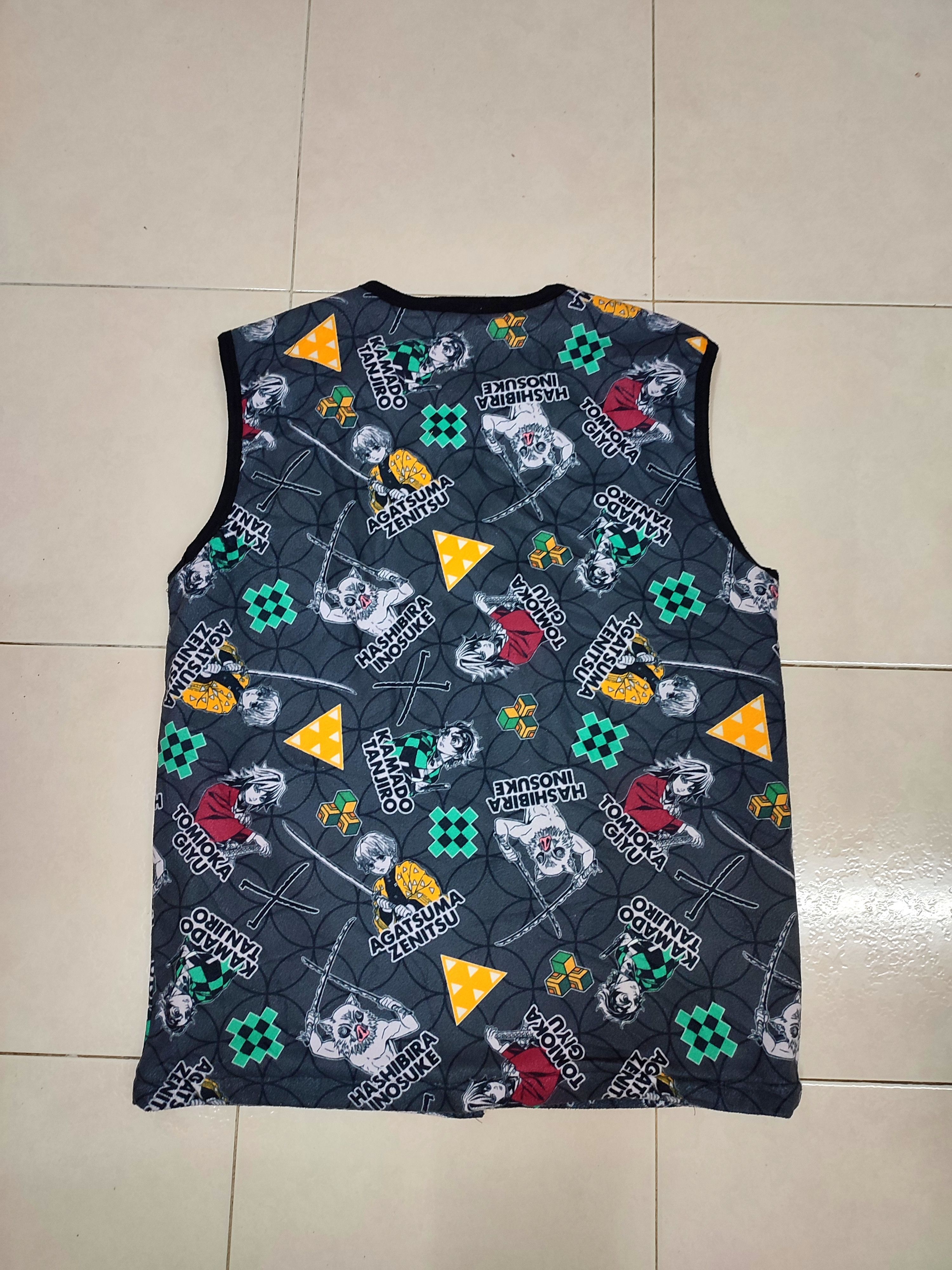 Anime × Japanese Brand × Vintage 💥 Vintage 💥 Demon Slayer Character Sleeveless Size US S / EU 44-46 / 1 - 4 Thumbnail