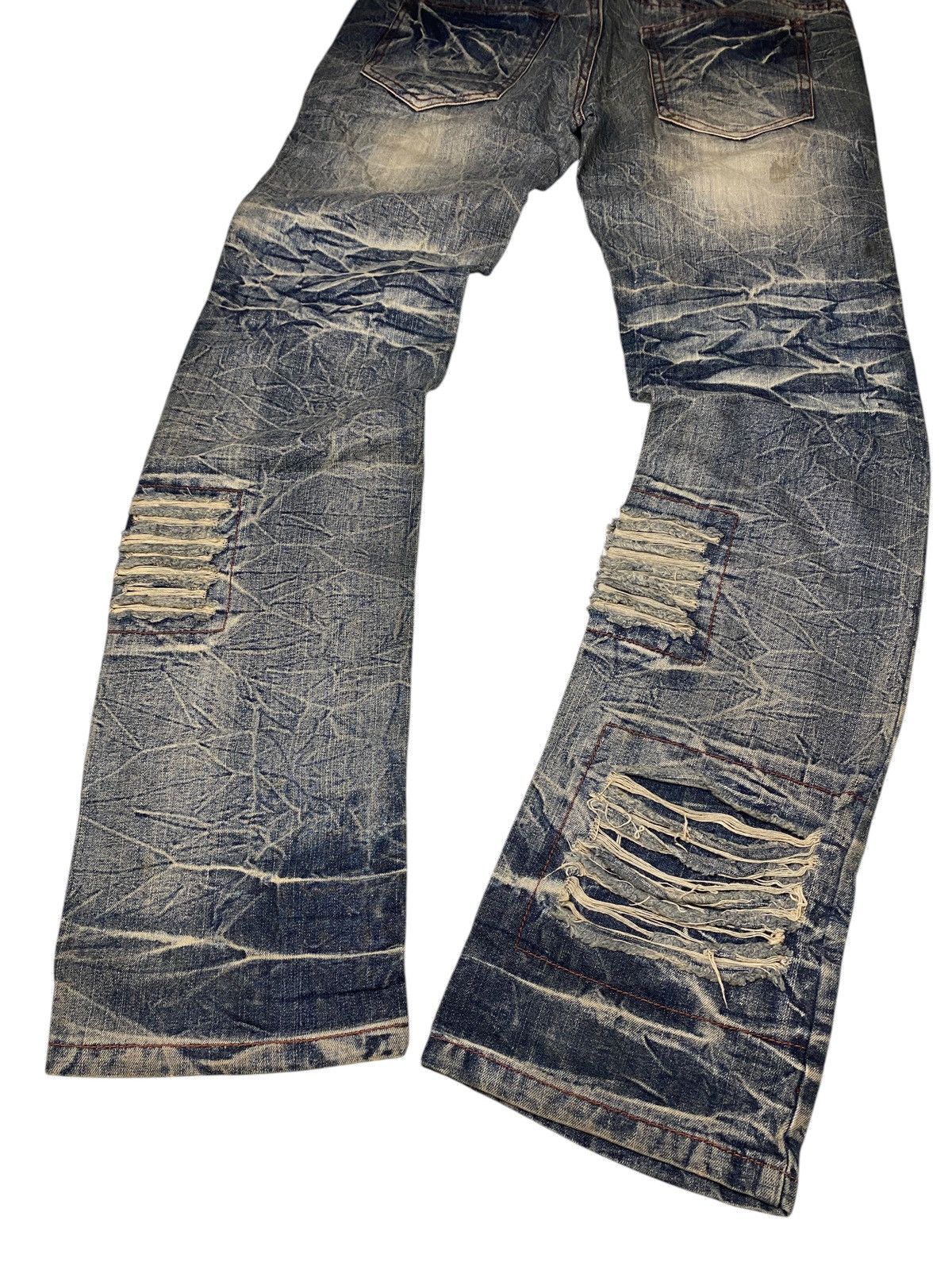 Other 2000's Lowbox Distressed Seawasb Flare Jeans Size US 31 - 11 Thumbnail