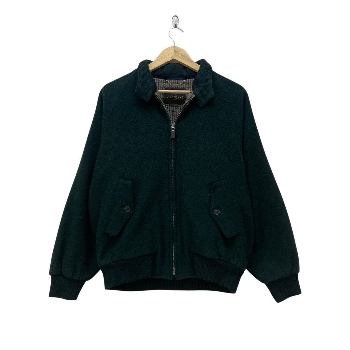Issey Miyake 🔥Issey Miyake Inspired Vintage Gulk Bomber Wool Jacket Size US M / EU 48-50 / 2 - 1 Thumbnail