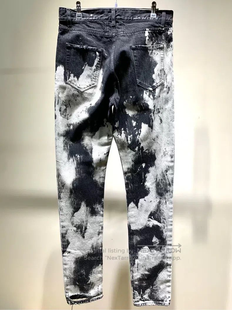 Saint Laurent Paris Saint Laurent Paris Splashed Ink Design Jeans Size US 31 - 7 Thumbnail