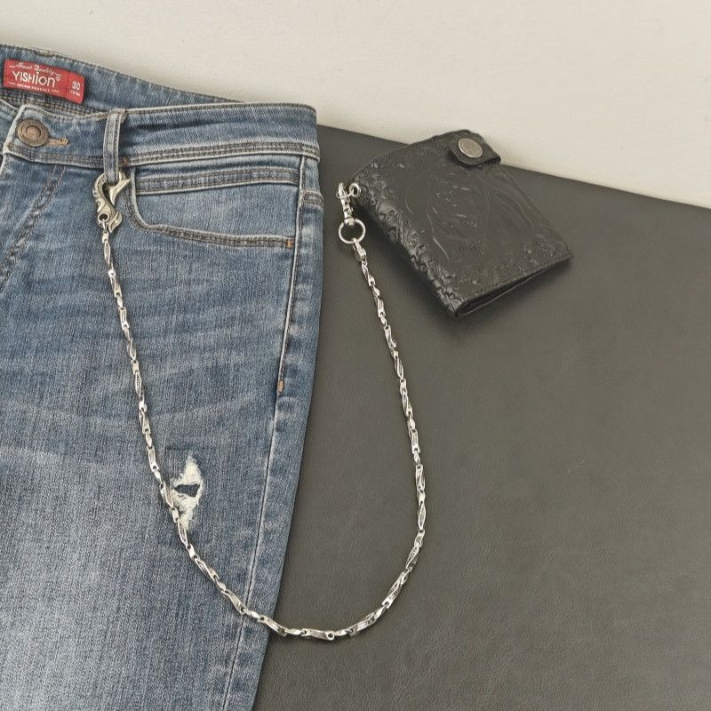 Jewelry Punk Metal Chain Grunge Aesthetic Pants Accessory Size ONE SIZE - 1 Thumbnail
