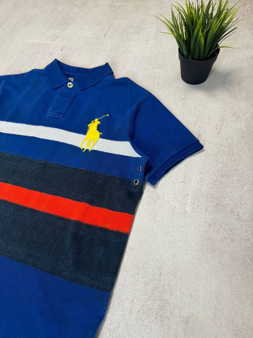 Polo Ralph Lauren × Vintage Vintage Polo Ralph Lauren Polo Shirt R-35 Big Logo y2k 90s Size US L / EU 52-54 / 3 - 4 Thumbnail