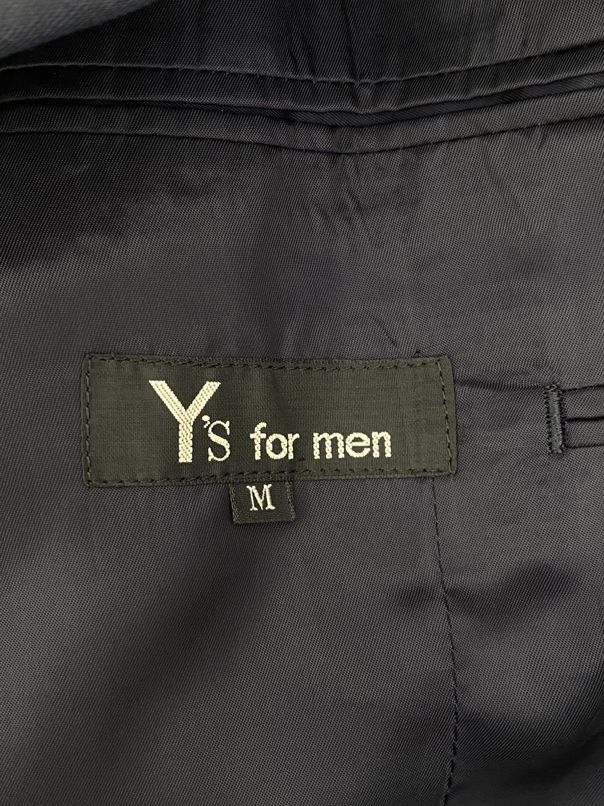 Yohji Yamamoto 2000's Y's for Men Navy Blue Blazer Jacket Size US M / EU 48-50 / 2 - 2 Thumbnail