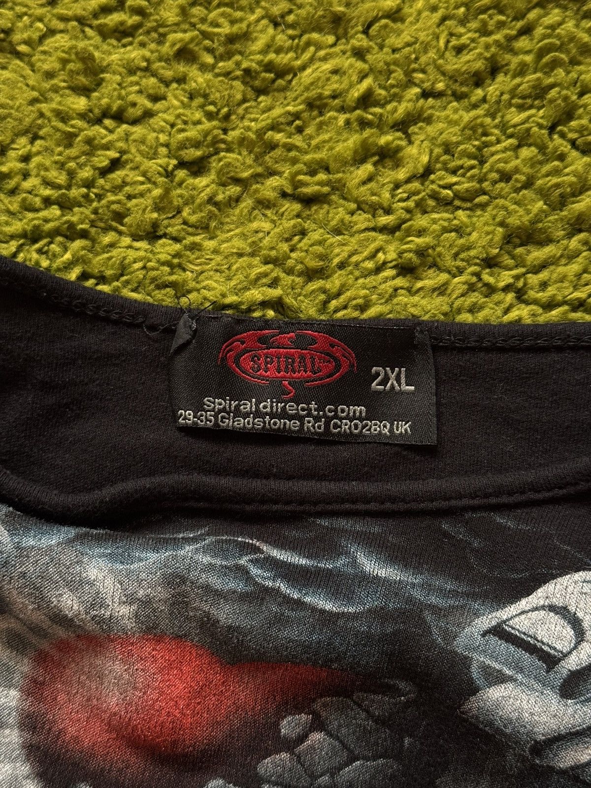 If Six Was Nine Spiral 2000s vintage gothic opium Y2K style longsleeve Size XXL / US 16-18 / IT 52-54 - 8 Thumbnail
