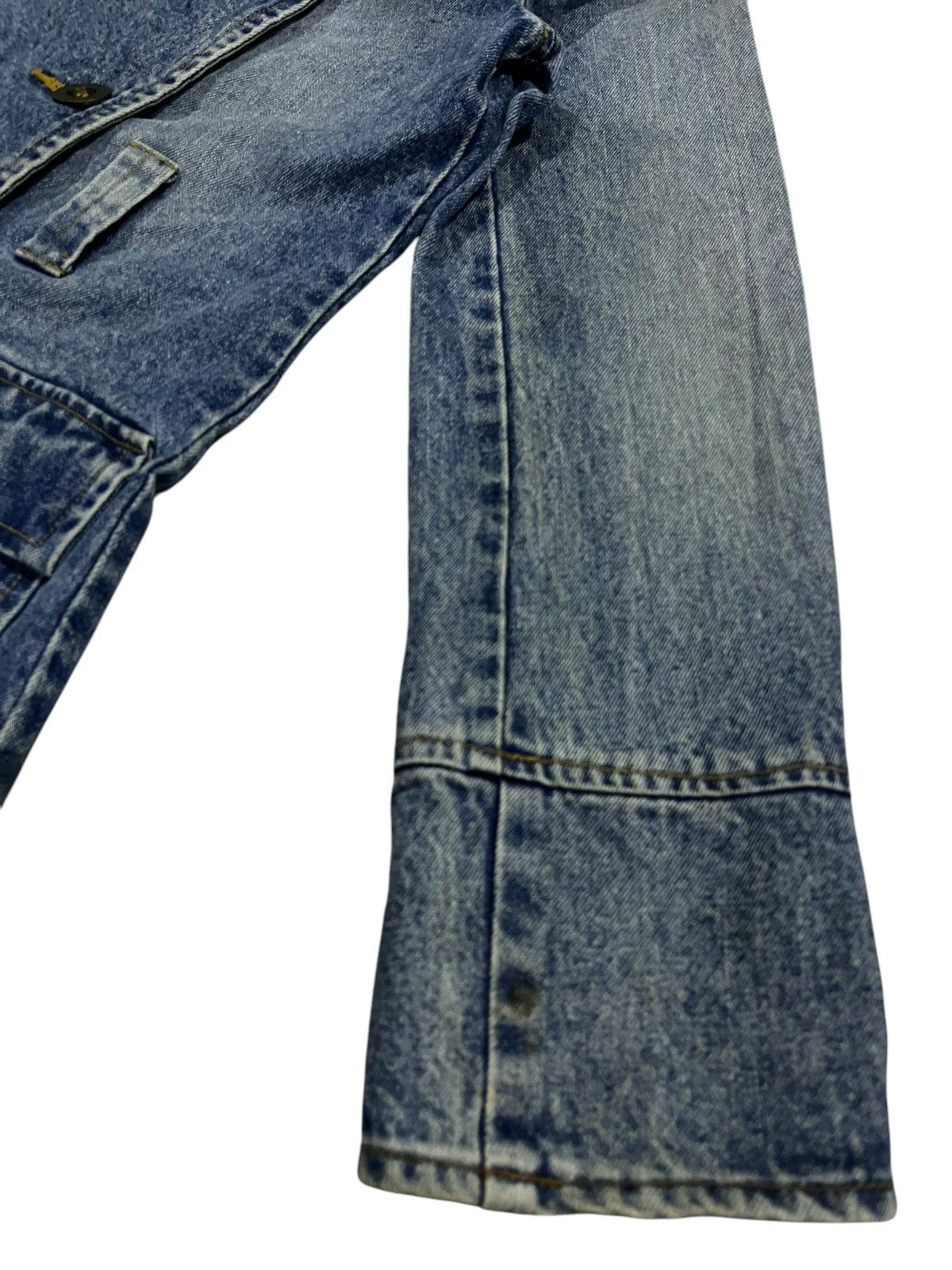 Hysteric Glamour 🇯🇵 BLUE MOON BLUE JAPAN DOUBLE BREASTED DENIM LONG JACKET Size ONE SIZE - 7 Thumbnail
