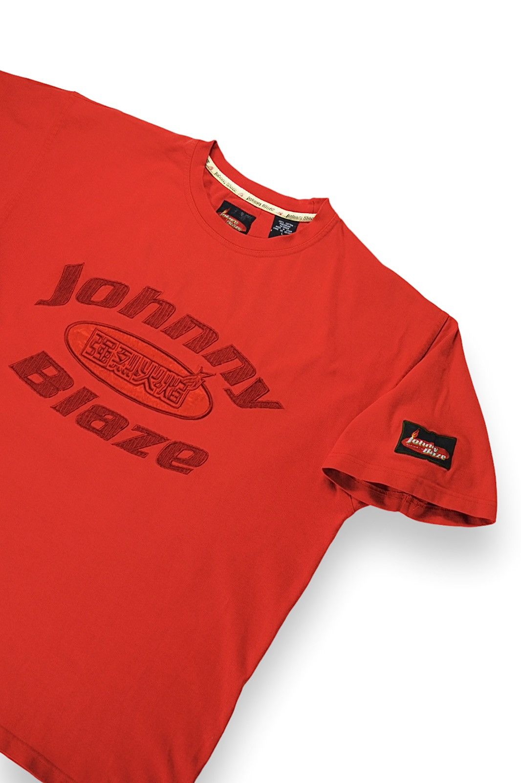 Rap Tees Rare 90s Vintage Johnny Blaze Wu Tang Clan Japanese Tee Size US L / EU 52-54 / 3 - 1 Thumbnail