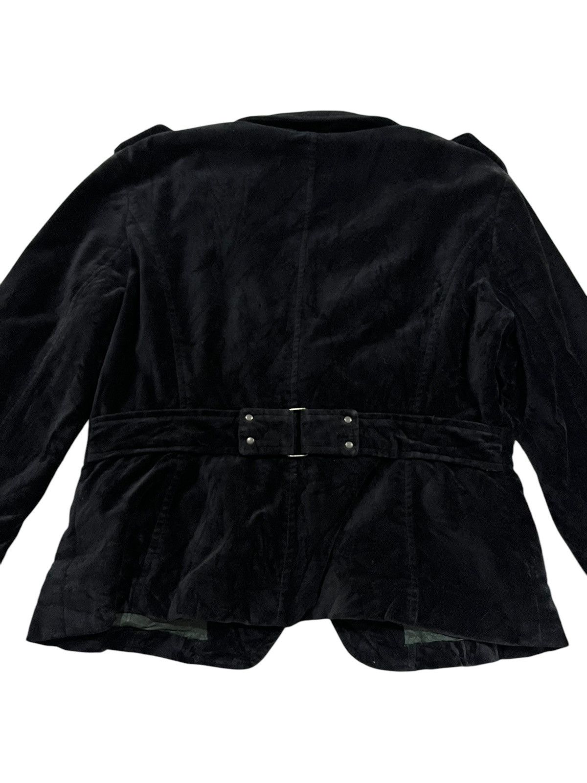 Beauty Beast × Japanese Brand 🇯🇵 JAPANESE BRAND DOUBLE COLLAR SUEDE 4 POCKET BLACK JACKET Size XS / US 0-2 / IT 36-38 - 10 Thumbnail