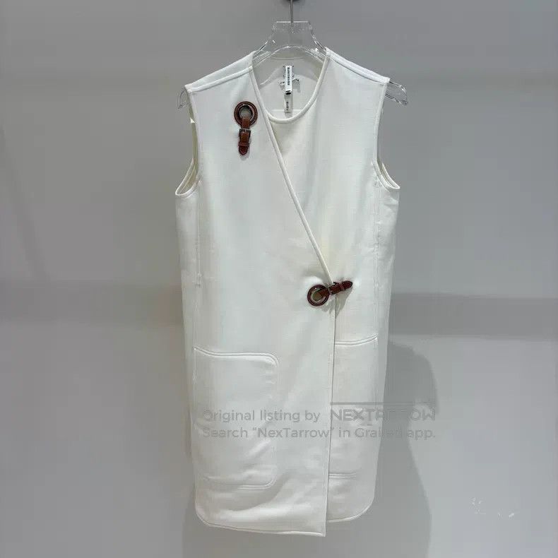 Hermes Hermes Patch Leather Sleeveless Dress Size S / US 4 / IT 40 - 1 Thumbnail
