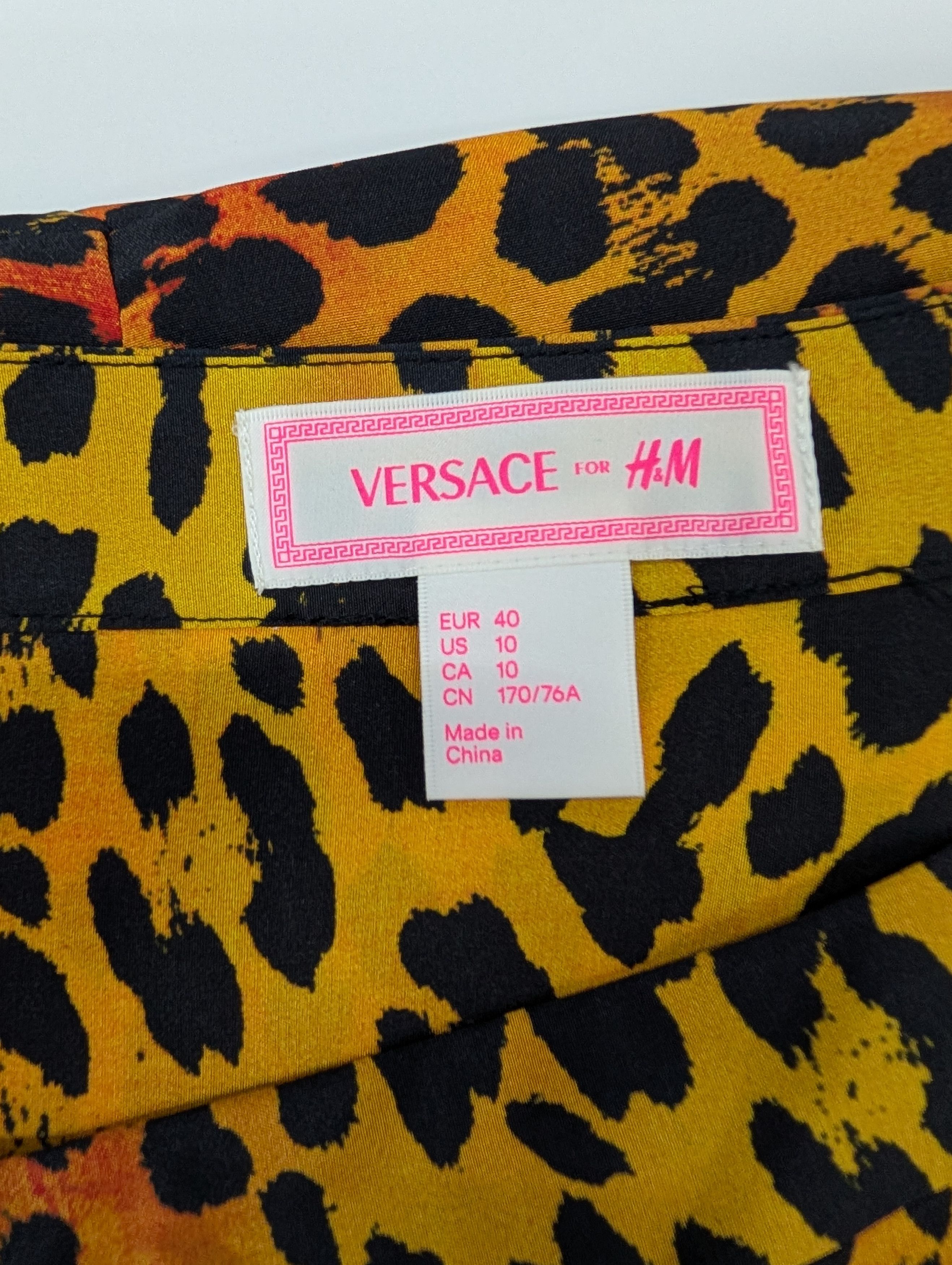 Versace Overall Print Silk Skirt Size 28" / US 6 / IT 42 - 7 Thumbnail