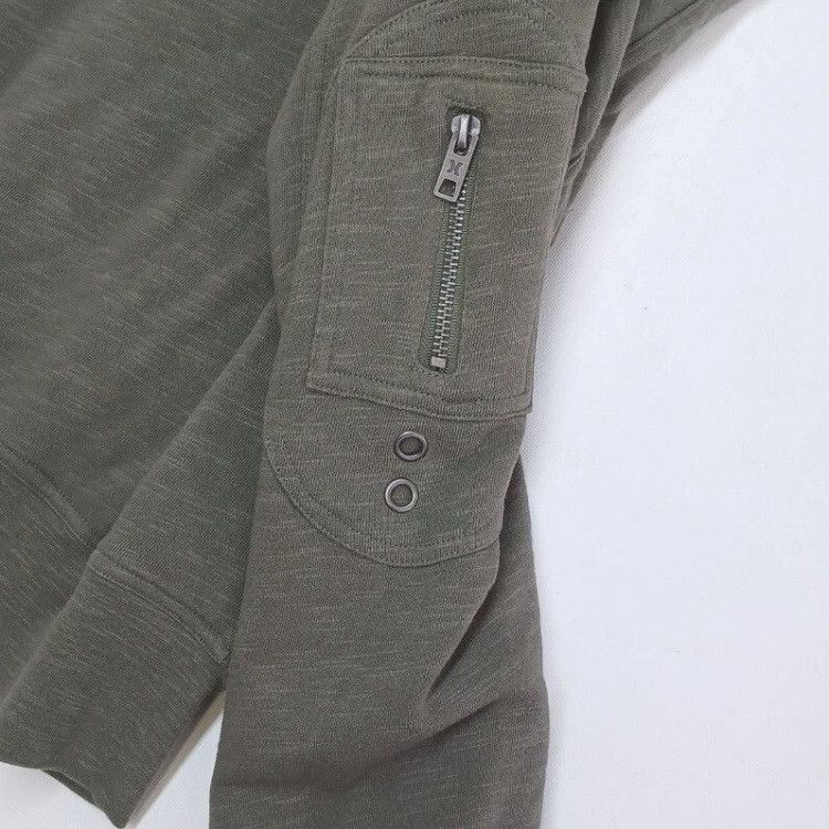 Hurley Hurley Hooded Faux Fur Trim Cargo Bomber Jacket Size M / US 6-8 / IT 42-44 - 8 Thumbnail
