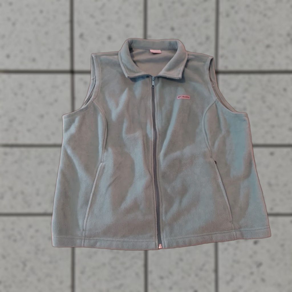 Vintage Columbia Sportswear Womens Vest Full Zip 3X Blue Outdoor Hiking Athletic Size XXL / US 16-18 / IT 52-54 - 1 Thumbnail