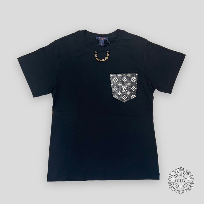 LOUIS VUITTON 3D Pocket Monogram Cotton Black T-Shirt XXL BNWT