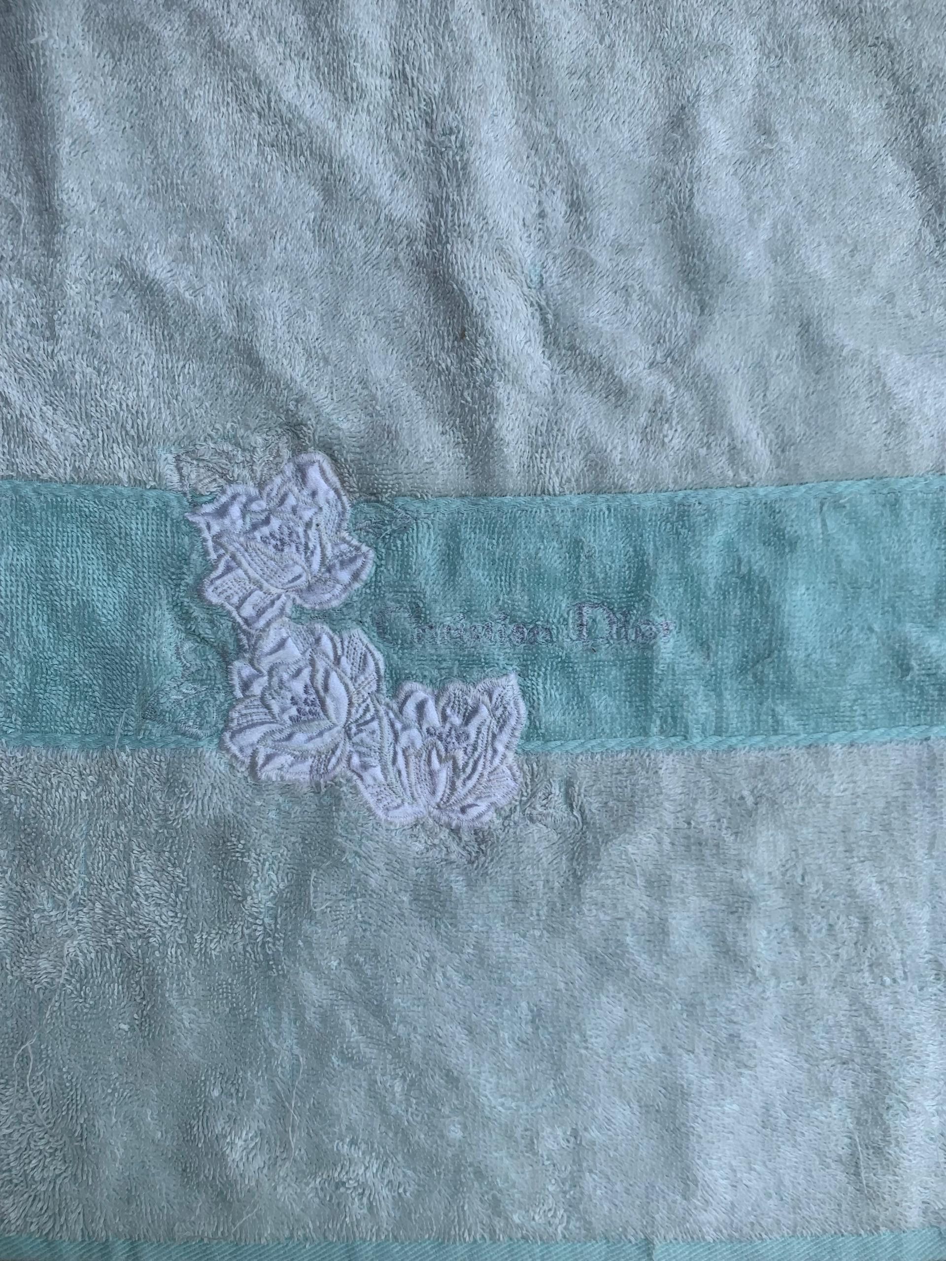 Christian Dior Monsieur × Designer Christian Dior Flower LogoTowel Size ONE SIZE - 5 Thumbnail