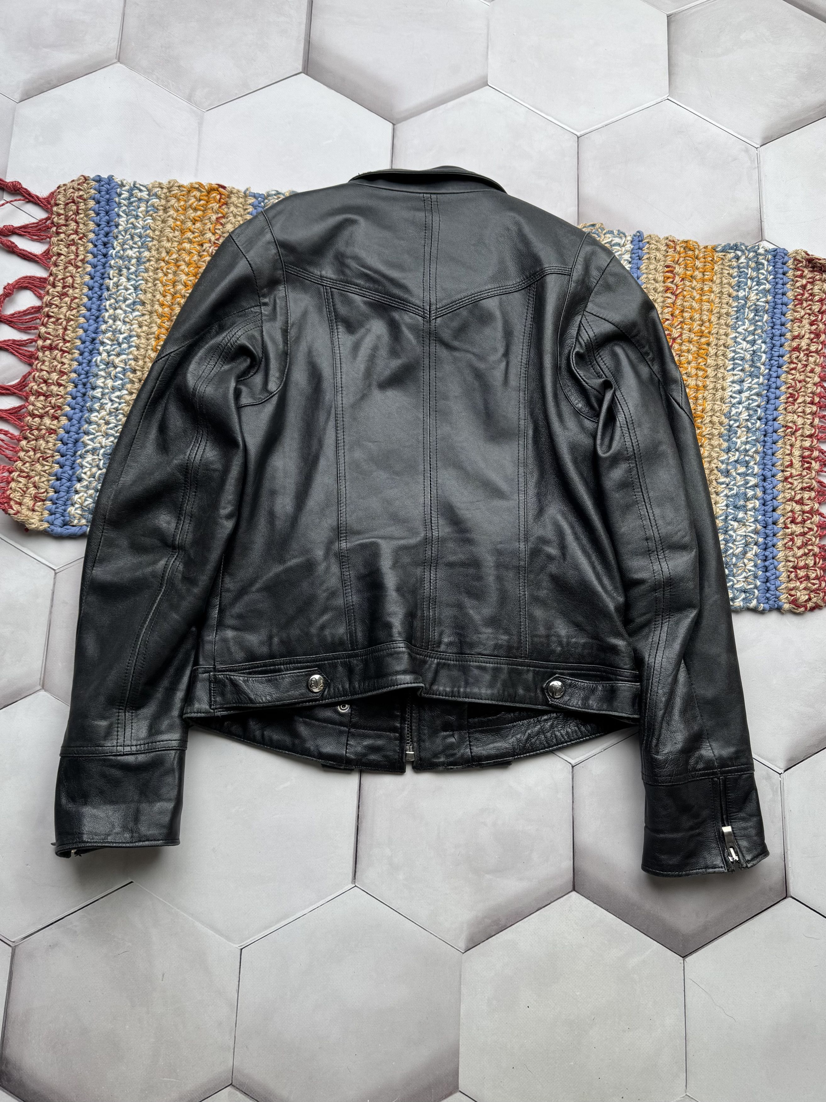 Vintage Vintage Cropped Leather Jacket Size M / US 6-8 / IT 42-44 - 7 Thumbnail