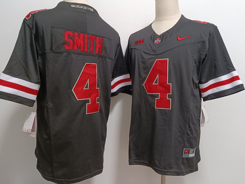 Other Men's Ohio State Buckeyes #4 Jeremiah Smith Black Jersey Size US S / EU 44-46 / 1 - 1 Thumbnail