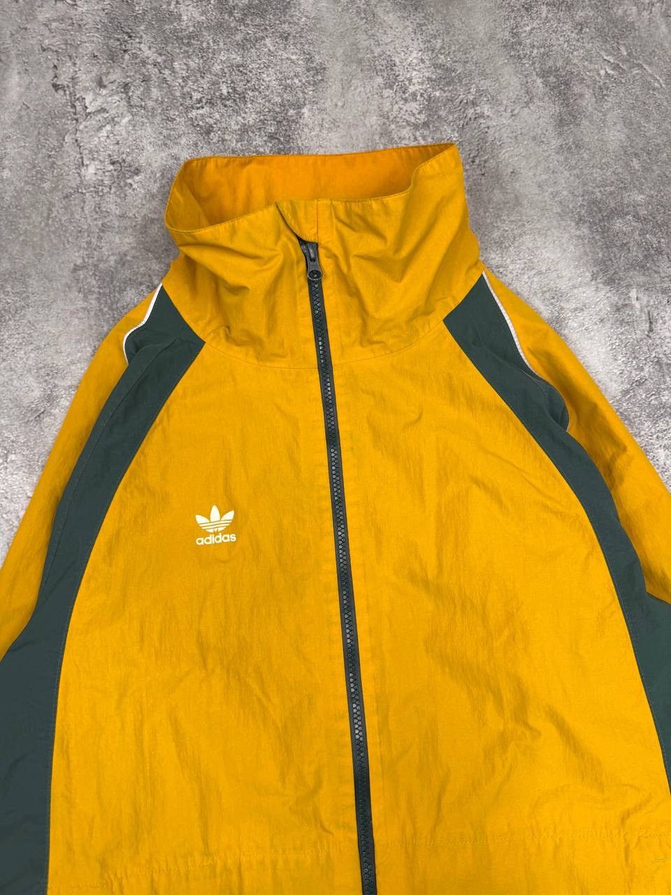 Adidas Adidas Originals Men Windbreaker Jacket Yellow Vintage Size US S / EU 44-46 / 1 - 3 Thumbnail