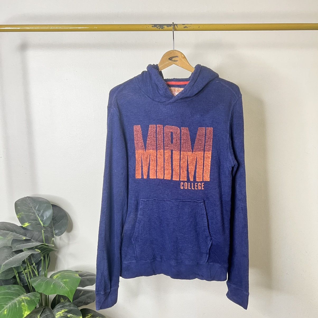 Japanese Brand Kriff Mayer Miami College Spellout Pullover Hoodie Size US L / EU 52-54 / 3 - 1 Thumbnail
