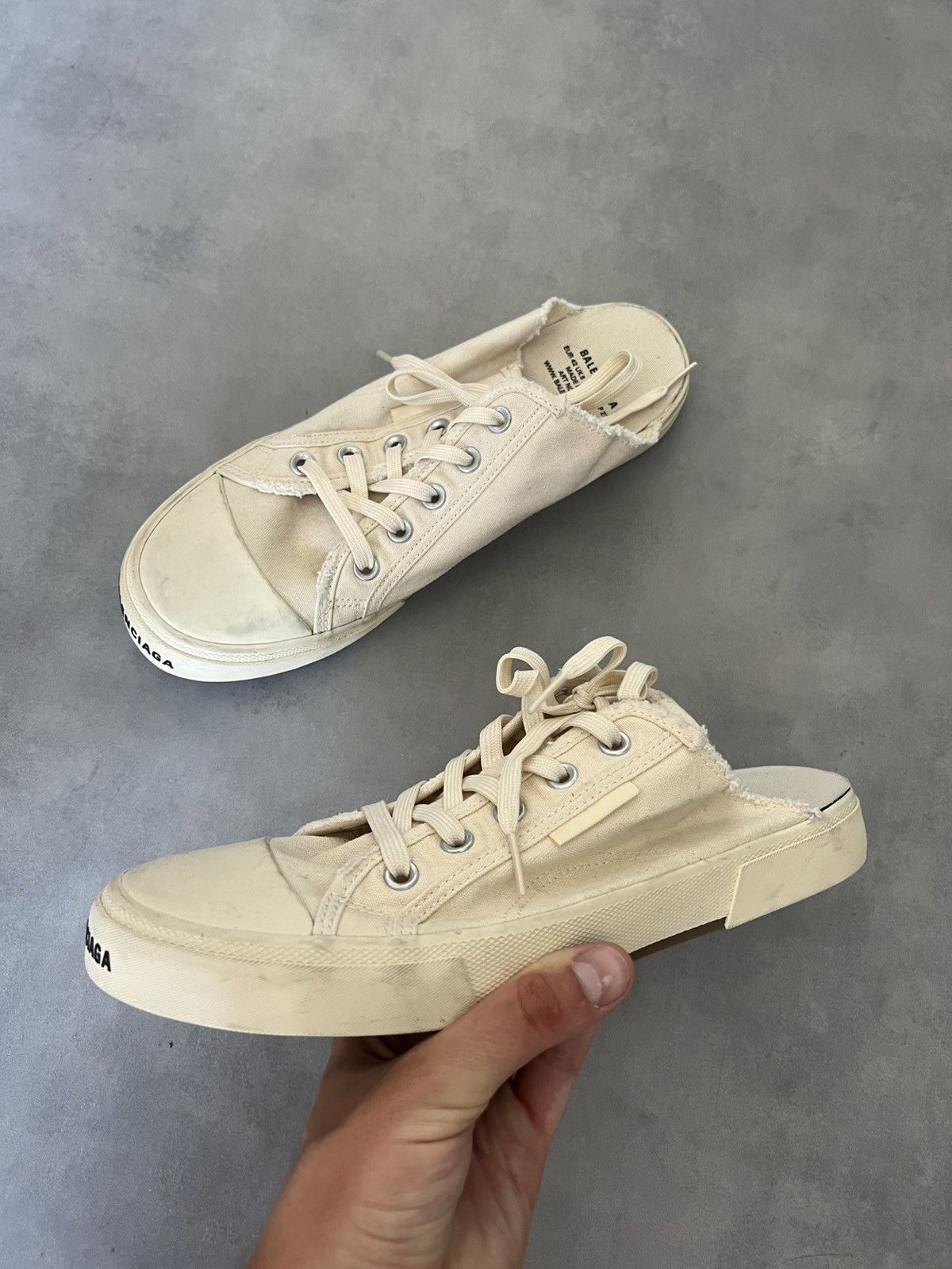 Balenciaga Balenciaga Paris Mule Sneaker Size US 9 / EU 42 - 1 Thumbnail