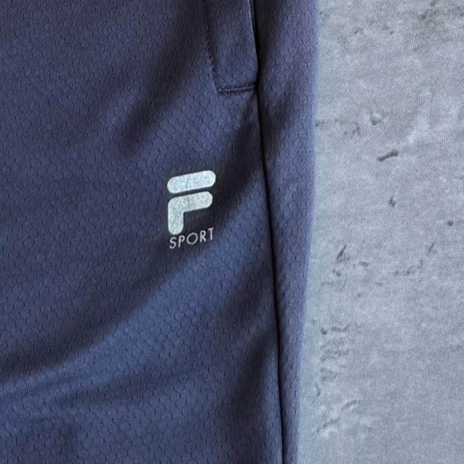 Fila × Japanese Brand × Vintage Vintage Y2K Fila Running Grey Grunge Opium Tech Sweatpants Size US 34 / EU 50 - 3 Thumbnail