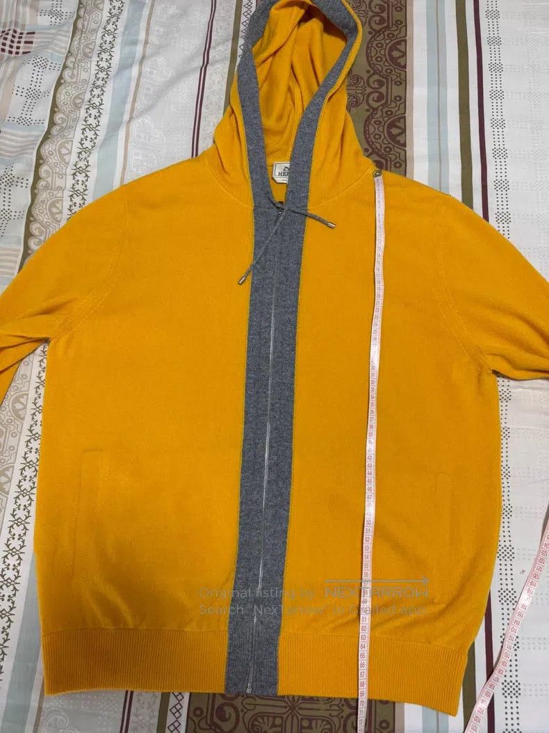 Hermes Hermes Cashmere overcoat, cashmere hooded cardigan Size US XXL / EU 58 / 5 - 5 Thumbnail
