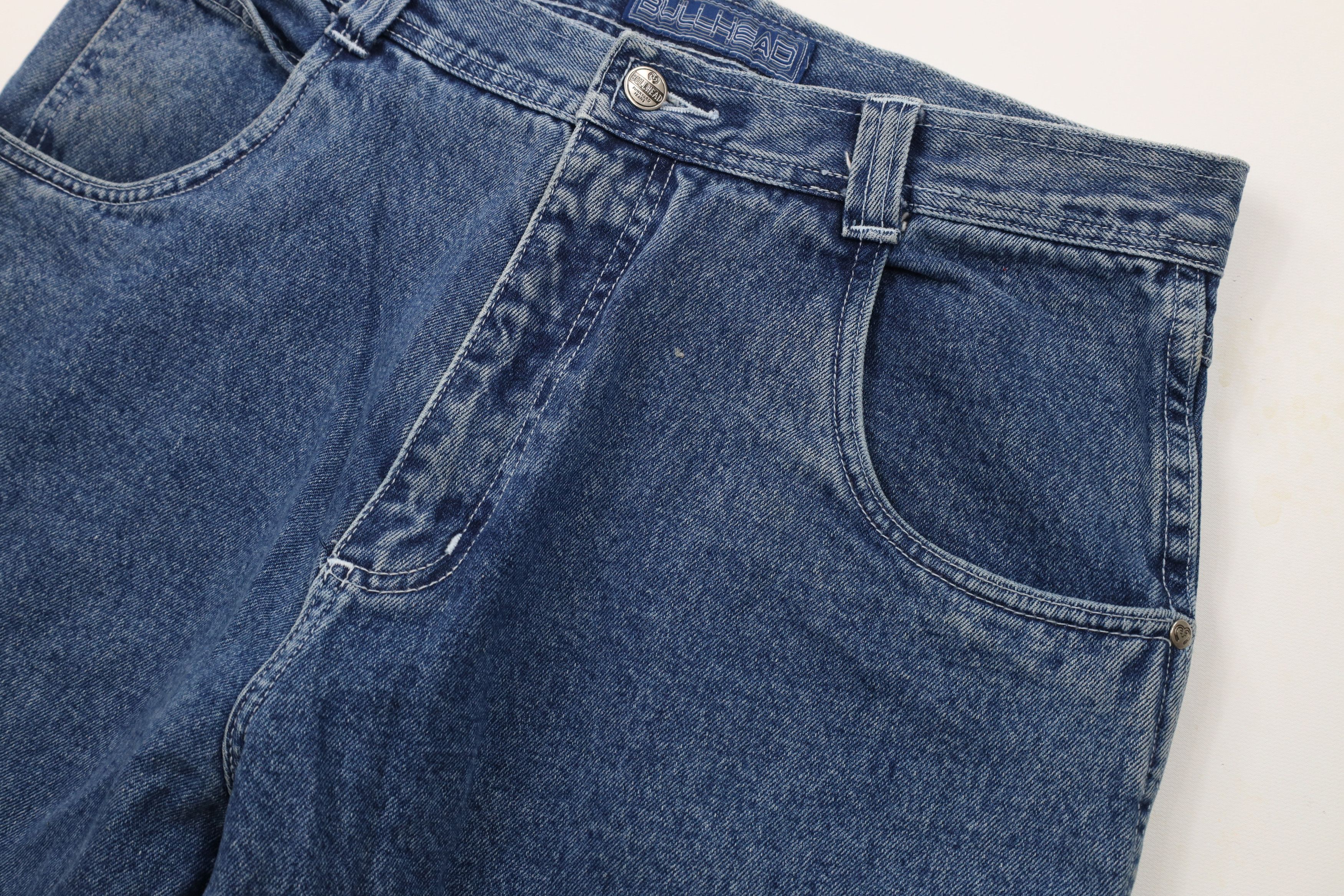Vintage Vintage 90s Streetwear Baggy Big Pocket Wide Leg Jeans Size US 34 / EU 50 - 5 Thumbnail
