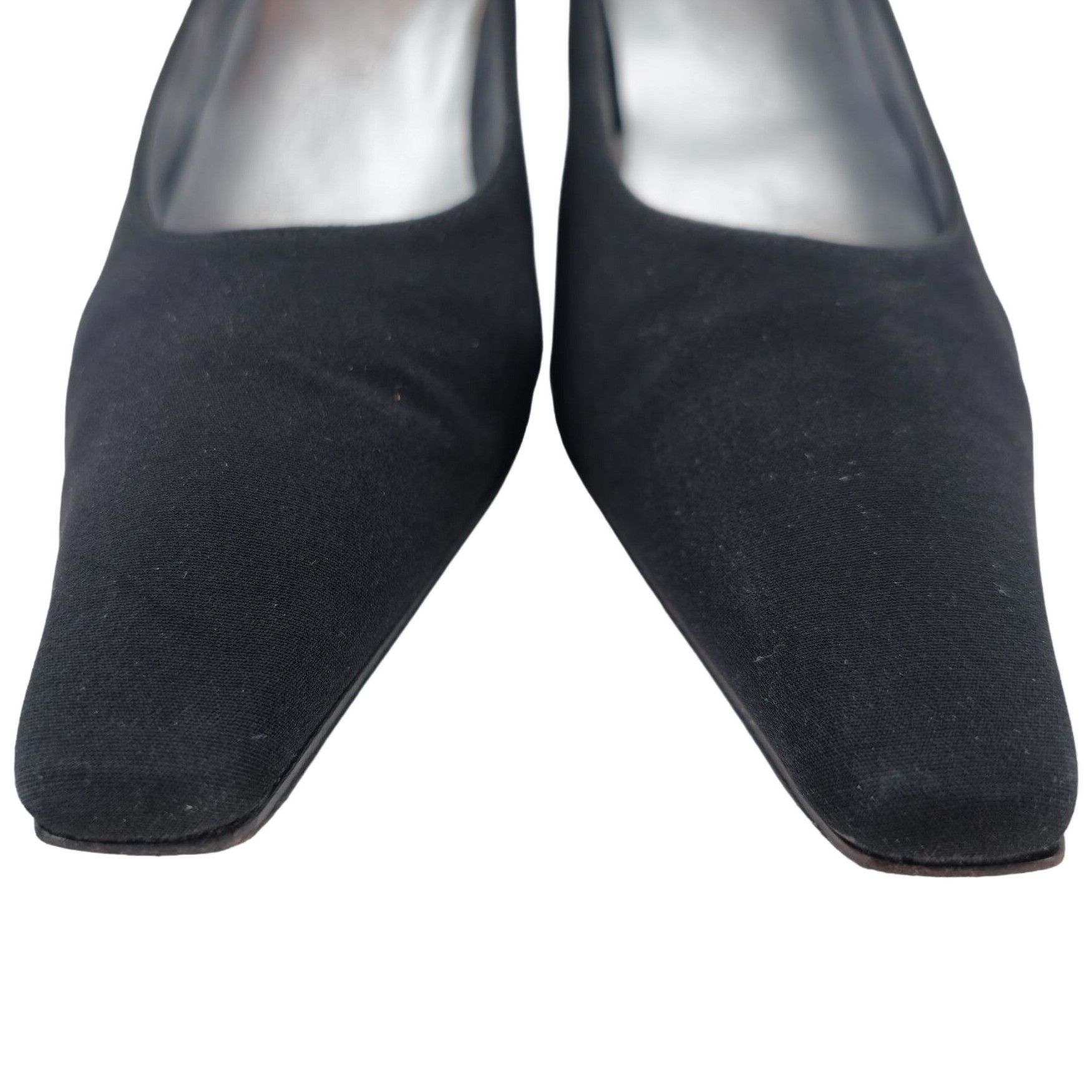 Stuart Weitzman Stuart Weitzman Black Plissé Fabric Formal Pumps Womens 8.5A Size US 8.5 / IT 38.5 - 11 Thumbnail