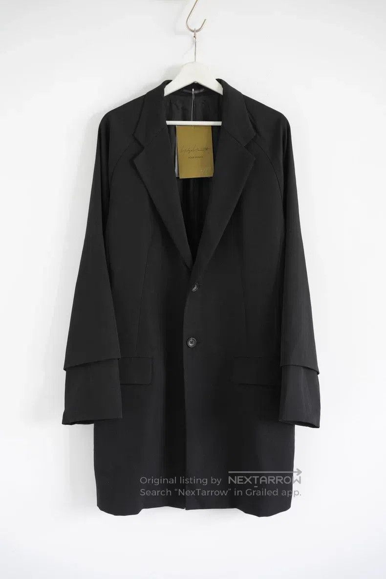 Yohji Yamamoto YOHJI YAMAMOTO Double Sleeve Raglan Coat Size US M / EU 48-50 / 2 - 1 Thumbnail