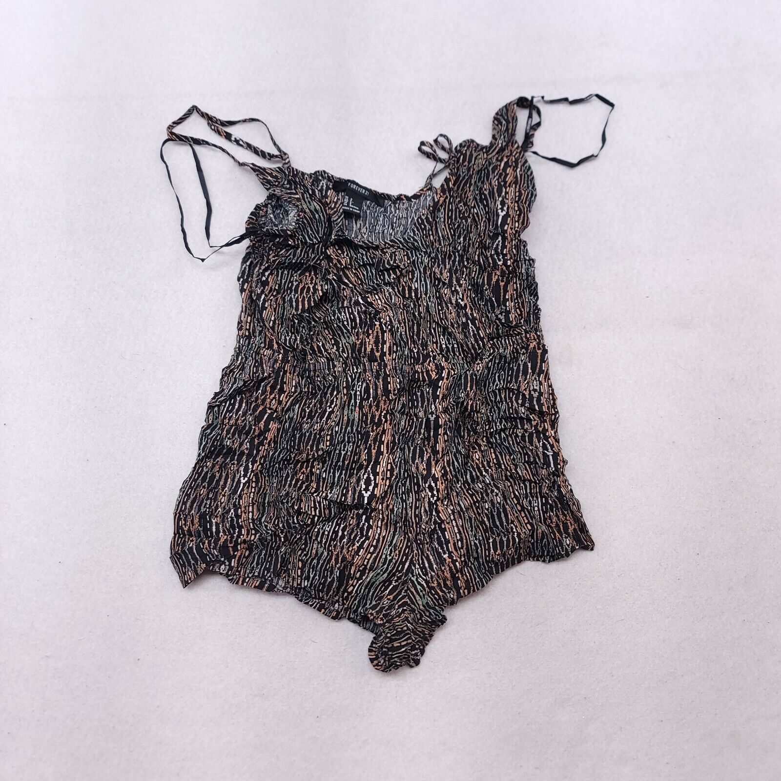 Forever 21 Forever 21 Casual One Piece Womens Size Small S Brown Green Size S / US 4 / IT 40 - 1 Thumbnail