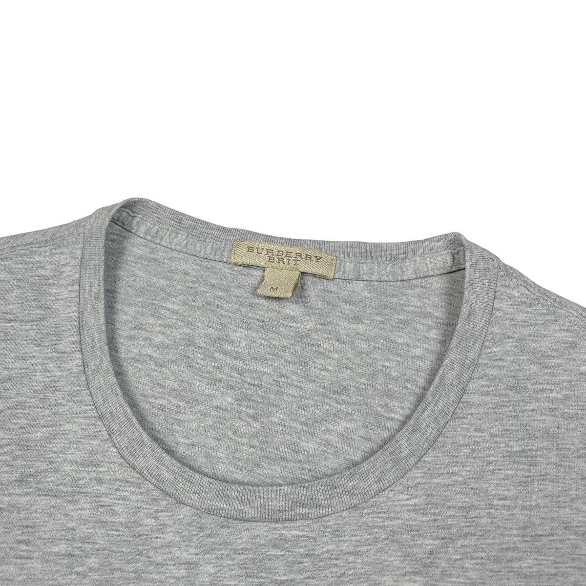 Burberry Burberry Brit Embroidery Logo Grey T-Shirt Size US M / EU 48-50 / 2 - 4 Thumbnail
