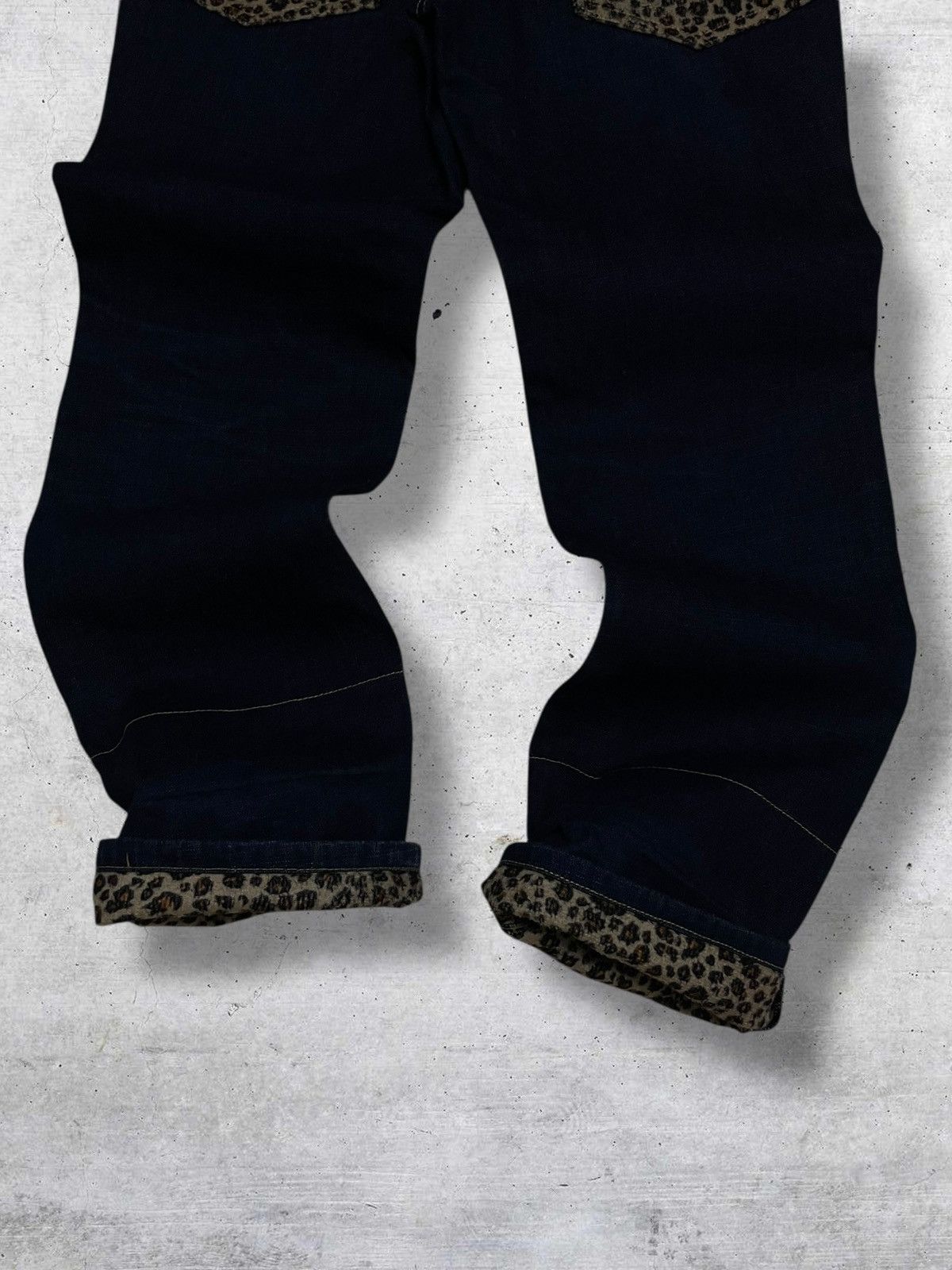 Hysteric Glamour VINTAGE ILLS GARMENTS 90S JAPAN DESIGNER LEOPARD BLEND DENIM Size US 32 / EU 48 - 16 Thumbnail