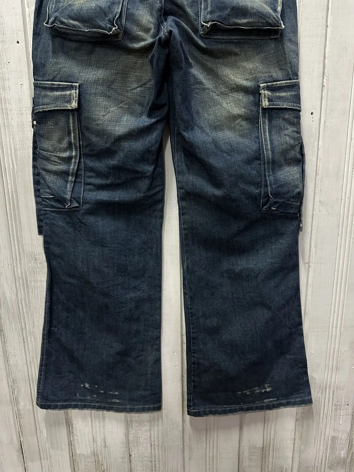 Marc by Marc Jacobs SICKS💥VINTAGE MARC JACOB JAPAN WIDE LEGS BONDAGE DENIM PANTS Size US 30 / EU 46 - 13 Thumbnail