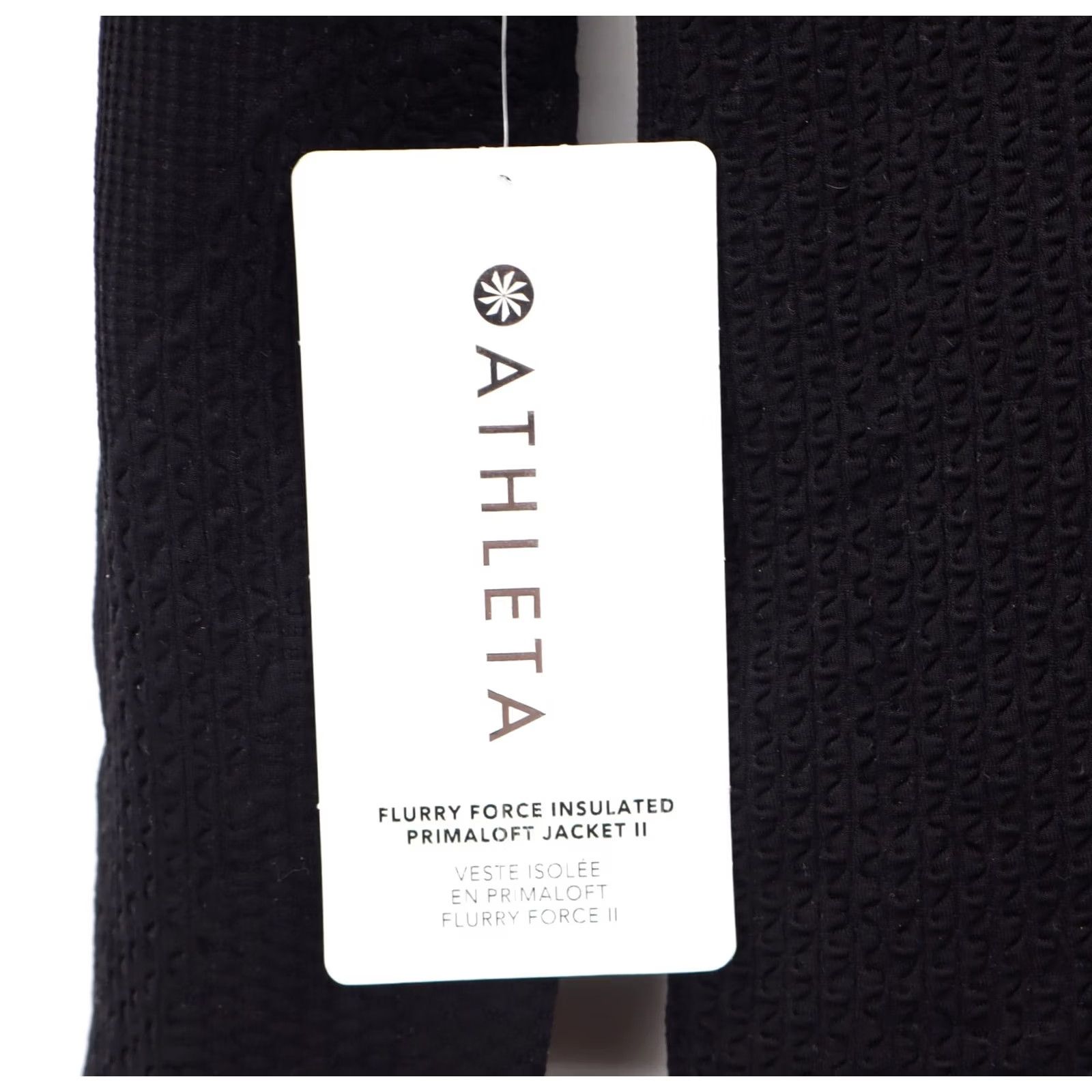 Athleta Athleta Jacket Women XS Black Insulated Primaloft Flurry Force II Full Zip Pockets New Size XS / US 0-2 / IT 36-38 - 4 Thumbnail