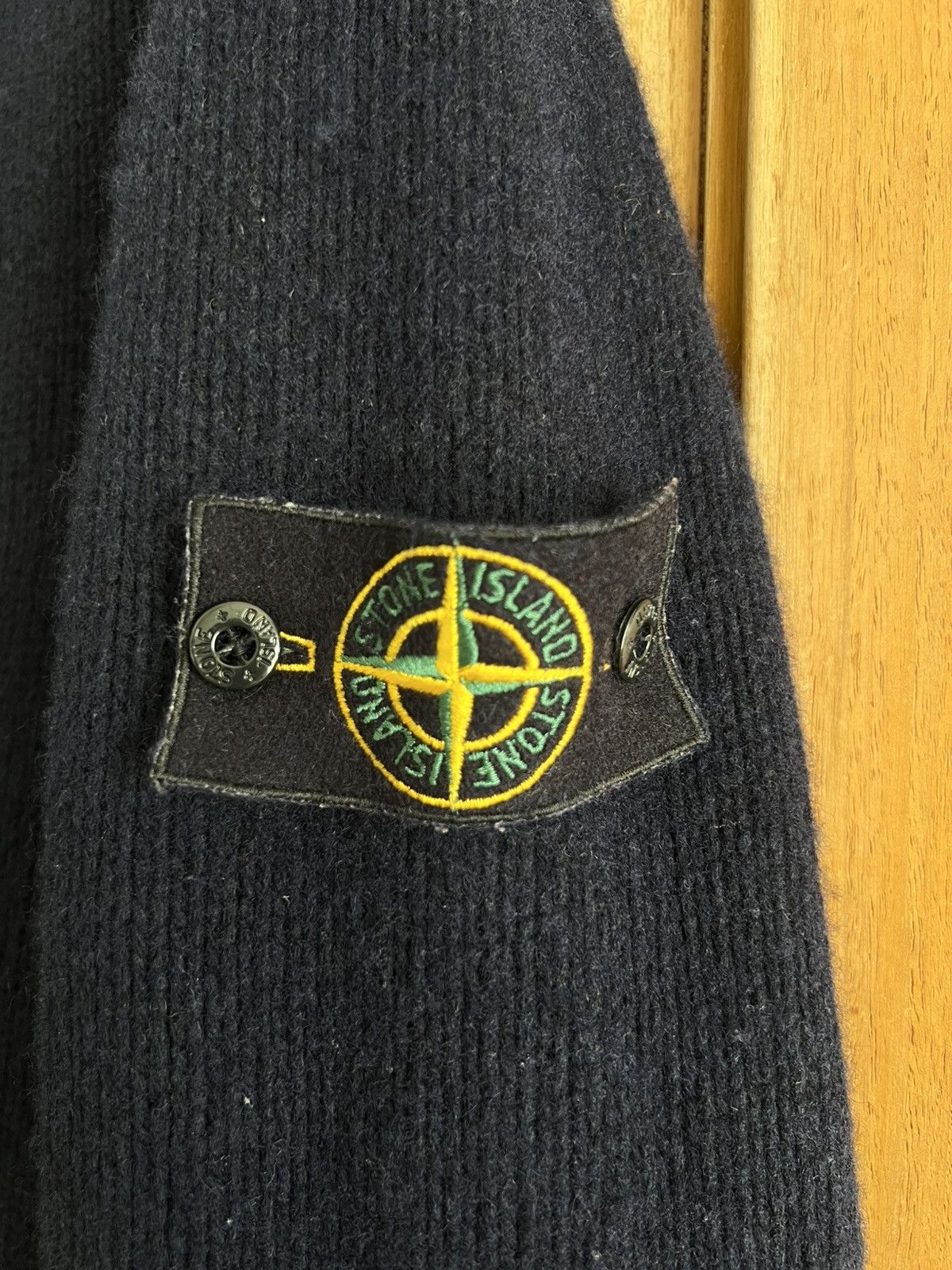 Stone Island A/W 2002 Stone Island Ribbed Collar Jumper Size XL Size US XL / EU 56 / 4 - 4 Thumbnail