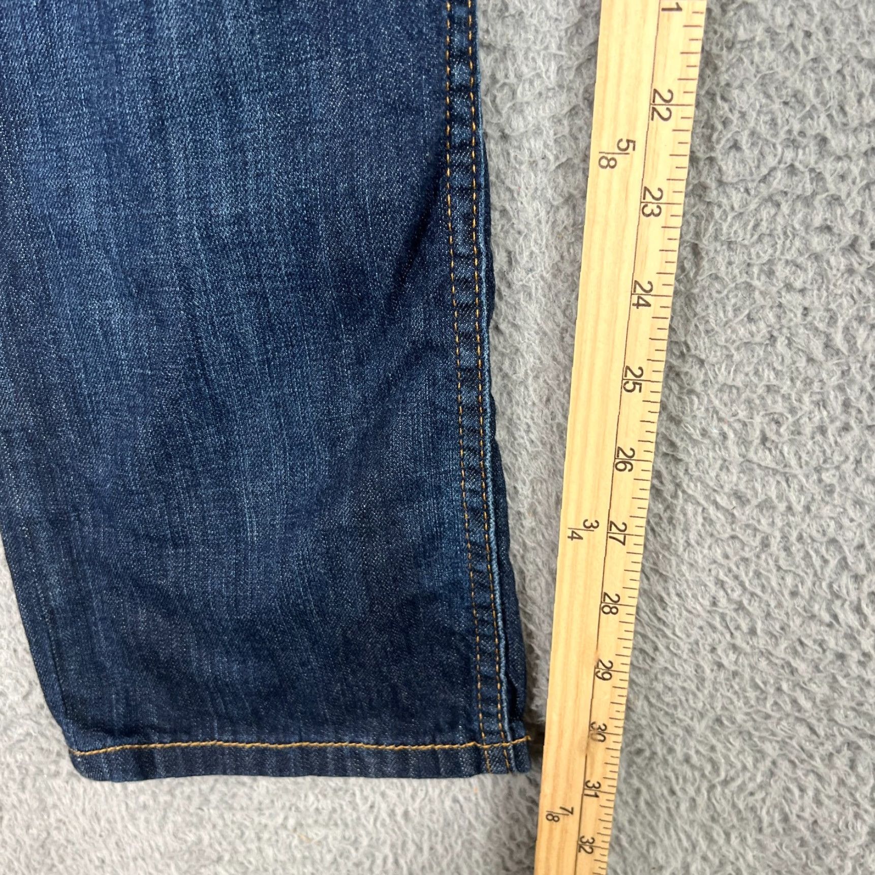 Levi's Levi's 514 Jeans Men's 30x31 Blue Slim Straight Leg Stretch Denim Size US 30 / EU 46 - 3 Thumbnail