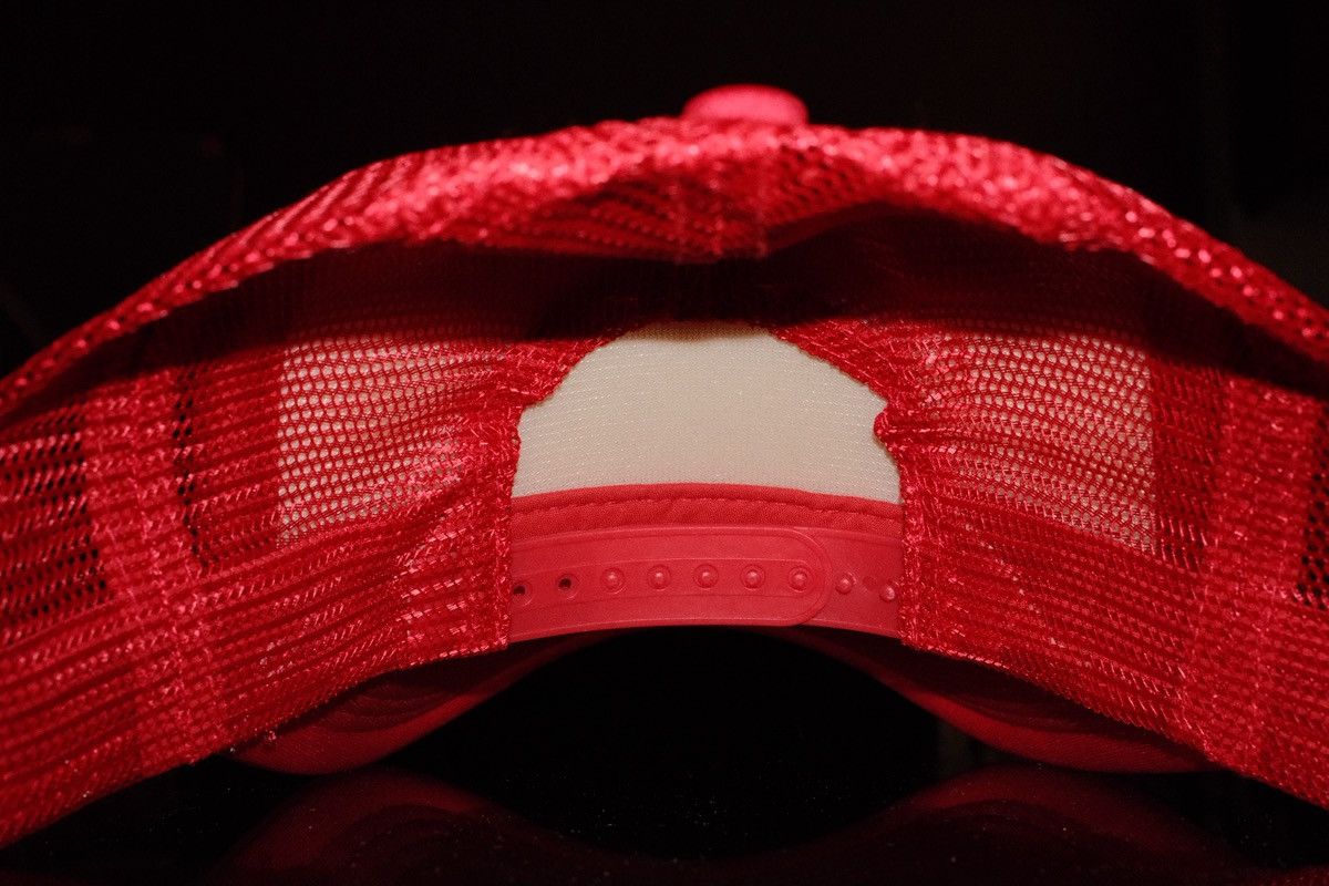 Supervsn supervsn red trucker hat Size ONE SIZE - 4 Thumbnail
