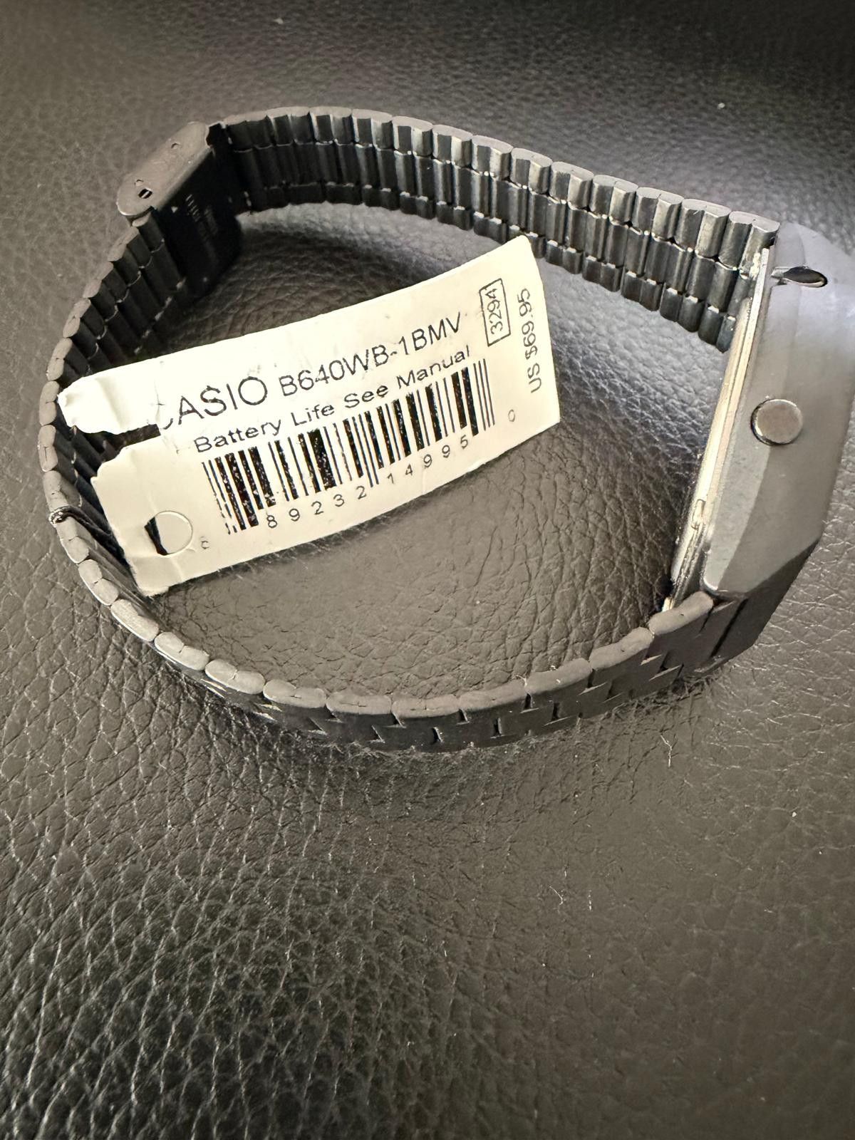 Casio Casio collection black steel NEW SEASON UNISEX B640WB-1BEF Size ONE SIZE - 3 Thumbnail